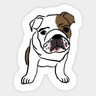 English Bulldog Puppy Sticker